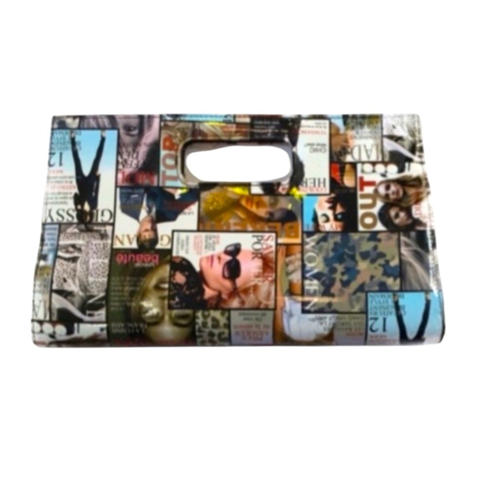 Lifestyle Magazine Cover Cutout Clutch